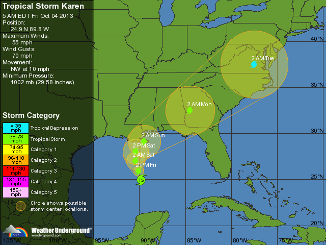 Tropical Storm Karen